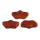Les perles par Puca® Delos beads Red metallic mat 03000/01890